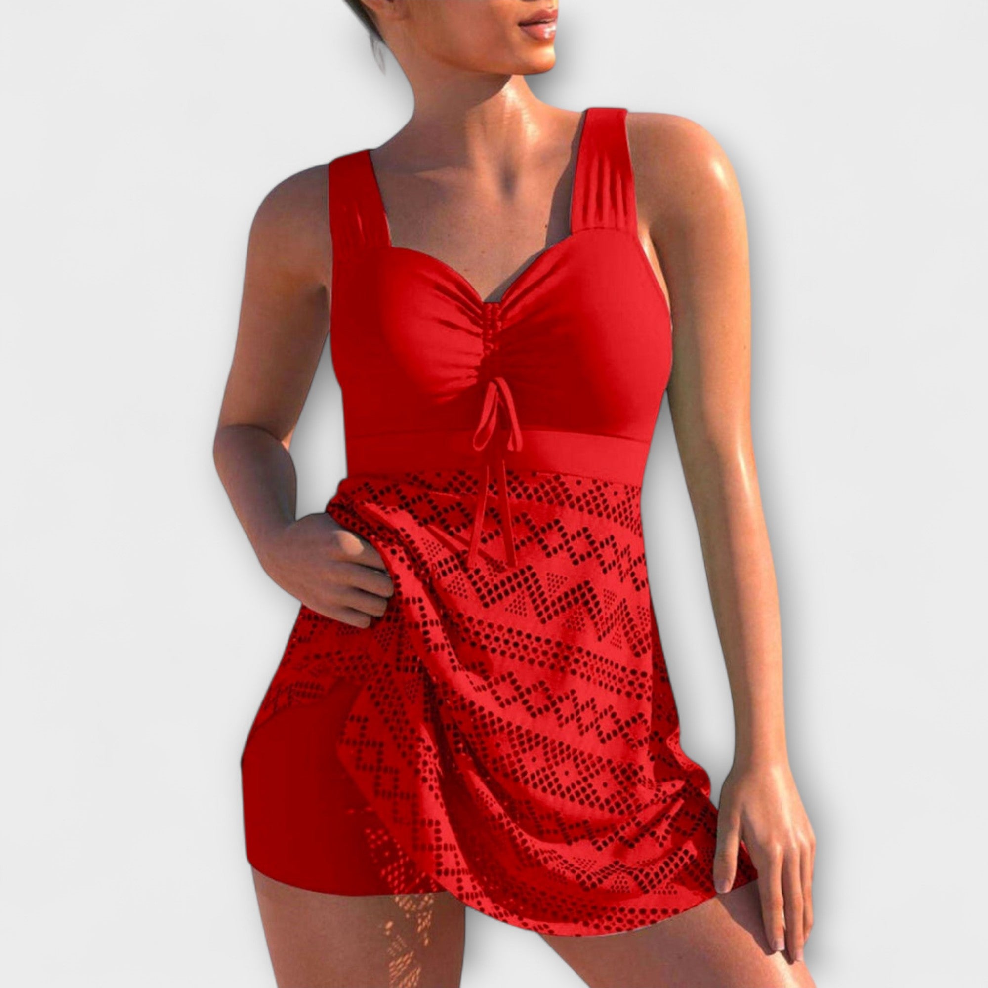 Isabella - Fato de banho de duas peças com saia