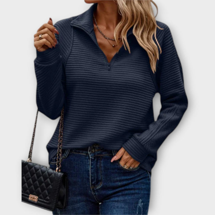 Vilja - Pullover com Zíper