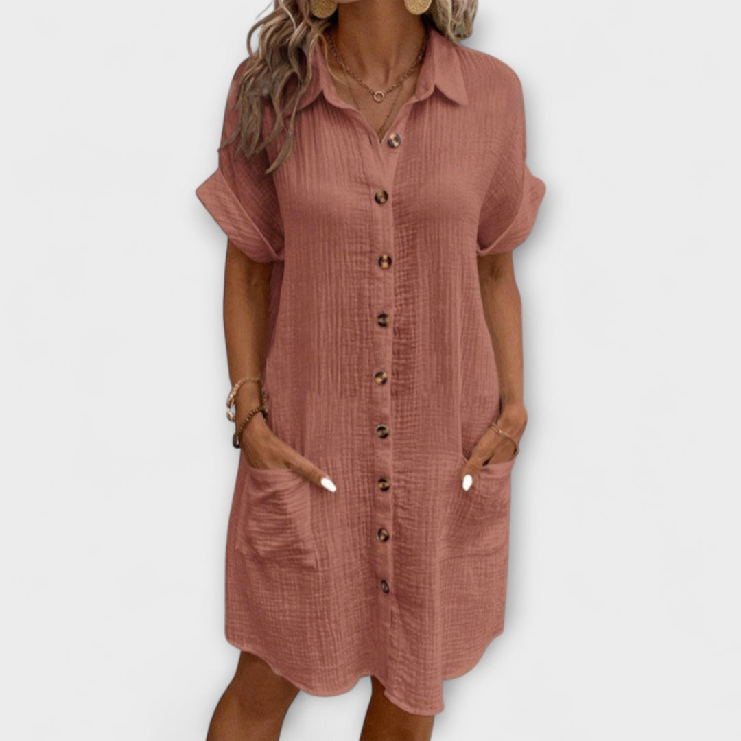 Aria - Vestido Polo Clássico Casual