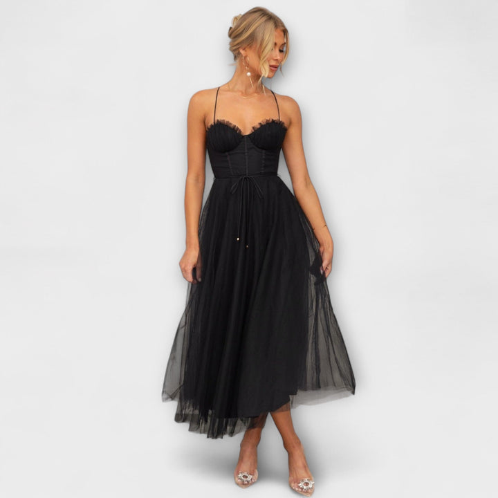 Kim - Vestido Midi Festivo