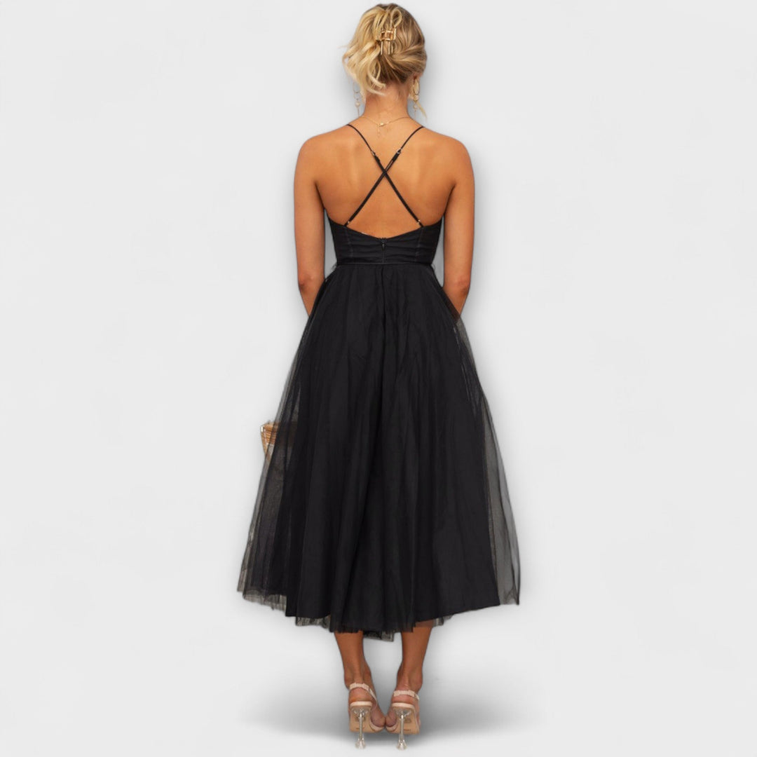 Kim - Vestido Midi Festivo