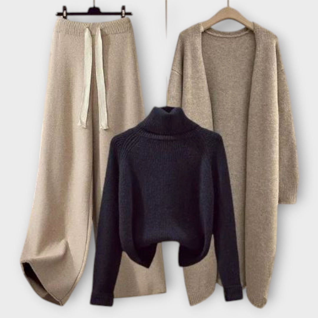 Flair - Estilo Casual - Conjunto de Três Peças