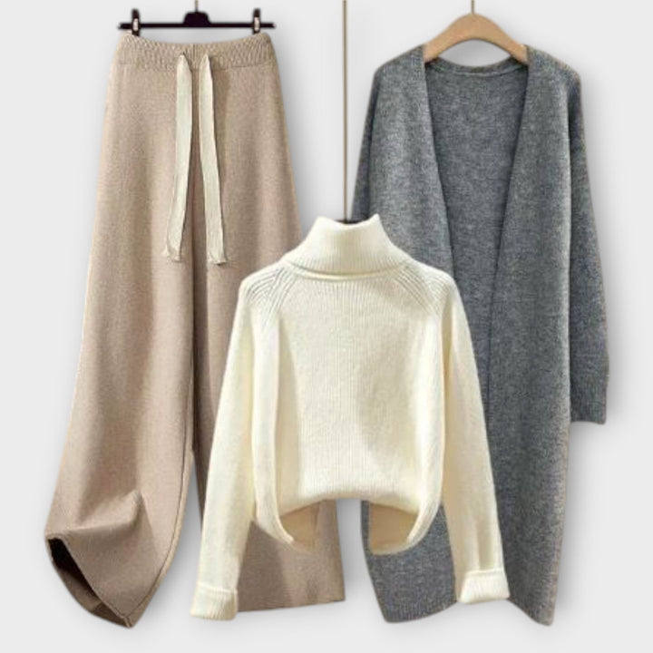 Flair - Estilo Casual - Conjunto de Três Peças