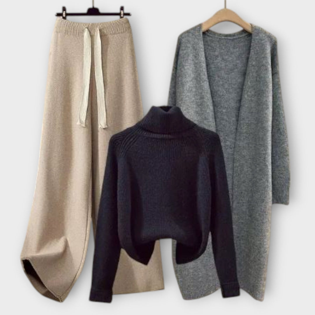 Flair - Estilo Casual - Conjunto de Três Peças