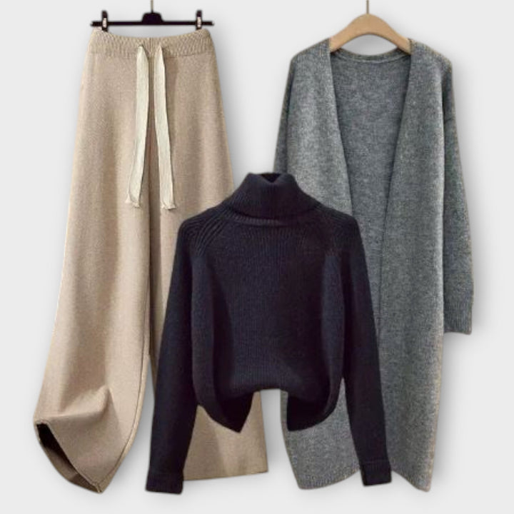 Flair - Estilo Casual - Conjunto de Três Peças