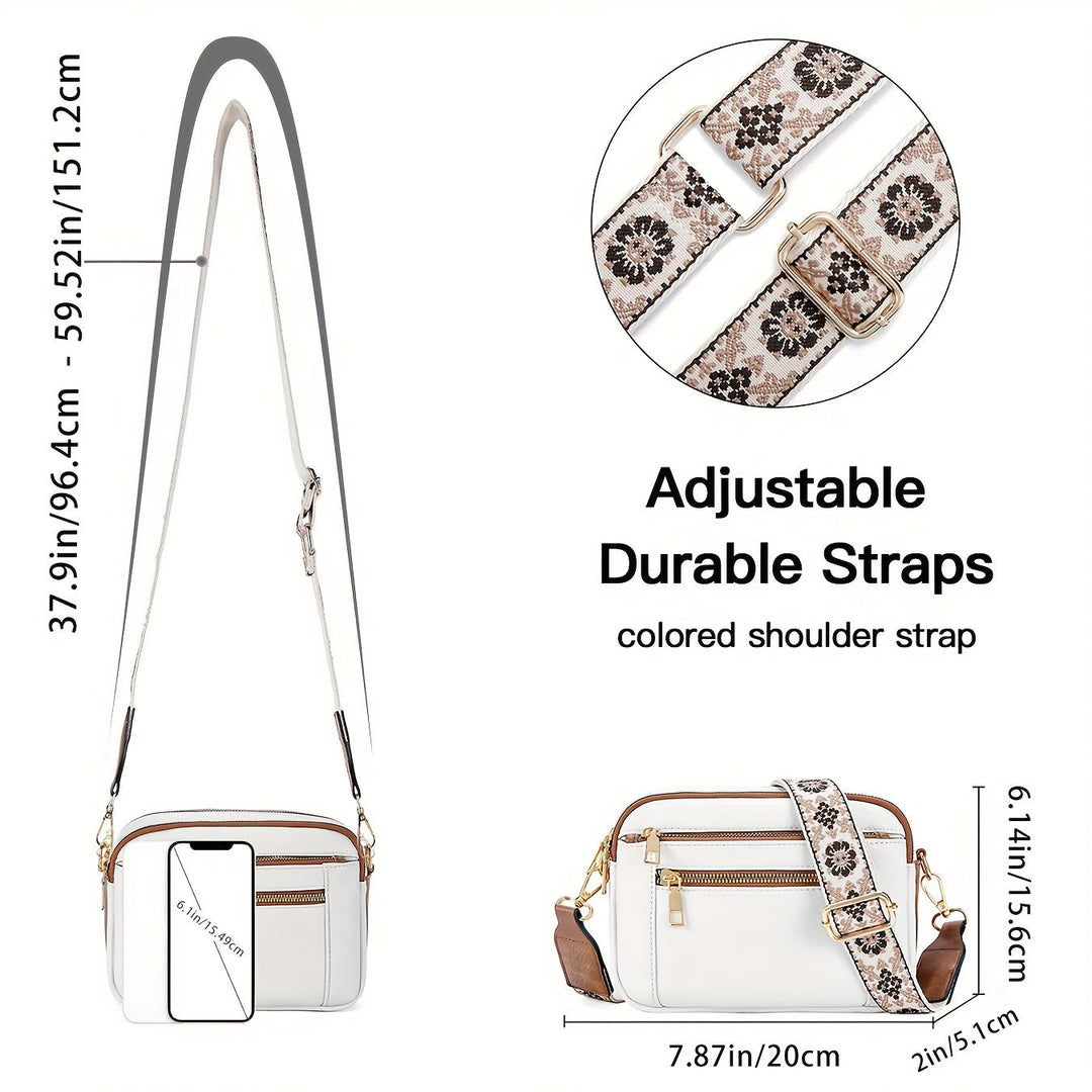Cécile. - Bolsa Crossbody em couro vegan