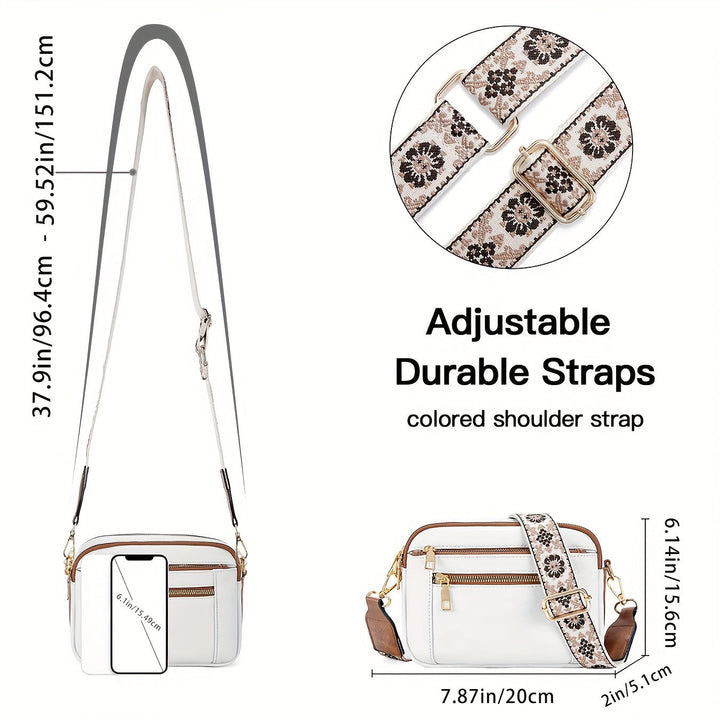 Cécile. - Bolsa Crossbody em couro vegan