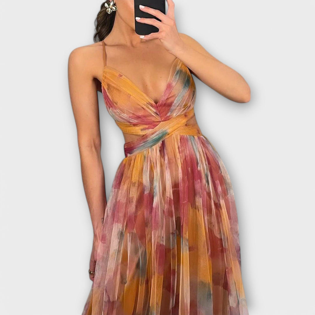 Vestido Maxi Annai em Malha - Elegante e Ajustado