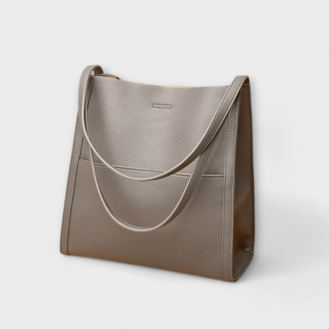 Cécile. - Bolsa de couro feita à mão