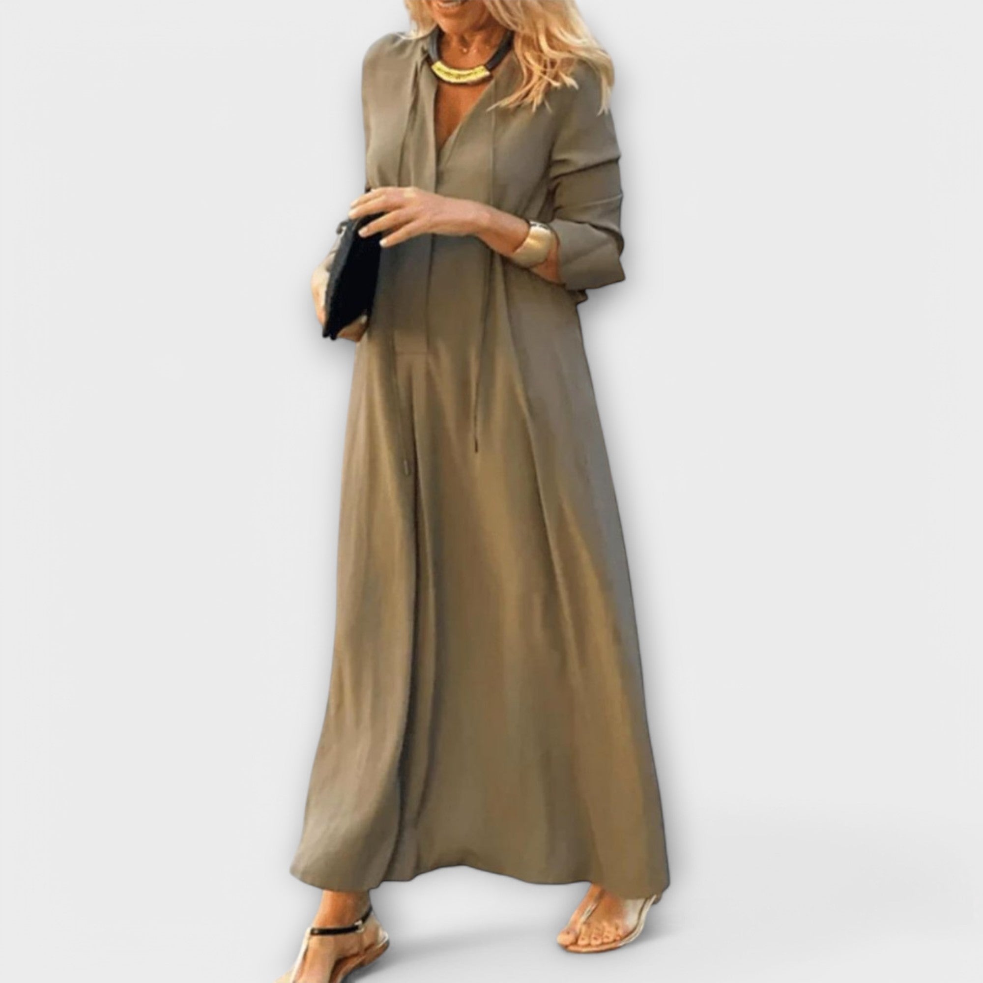 Adelinde - Vestido Maxi Arejado