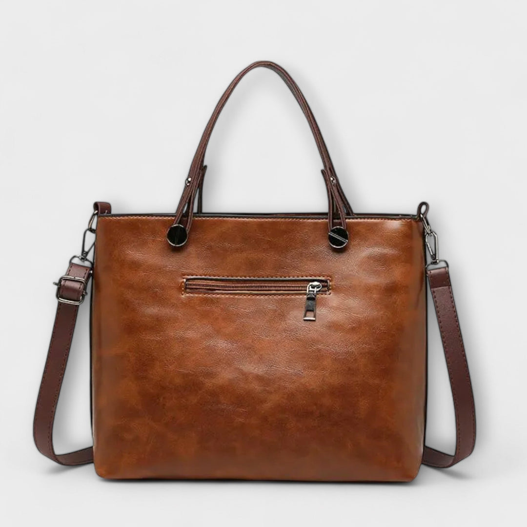 Cécile. - Elegante Bolsa de Couro