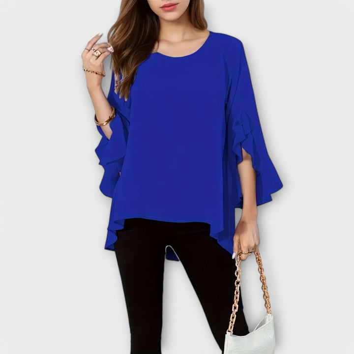 Aria - A blusa de primavera perfeita com decote redondo