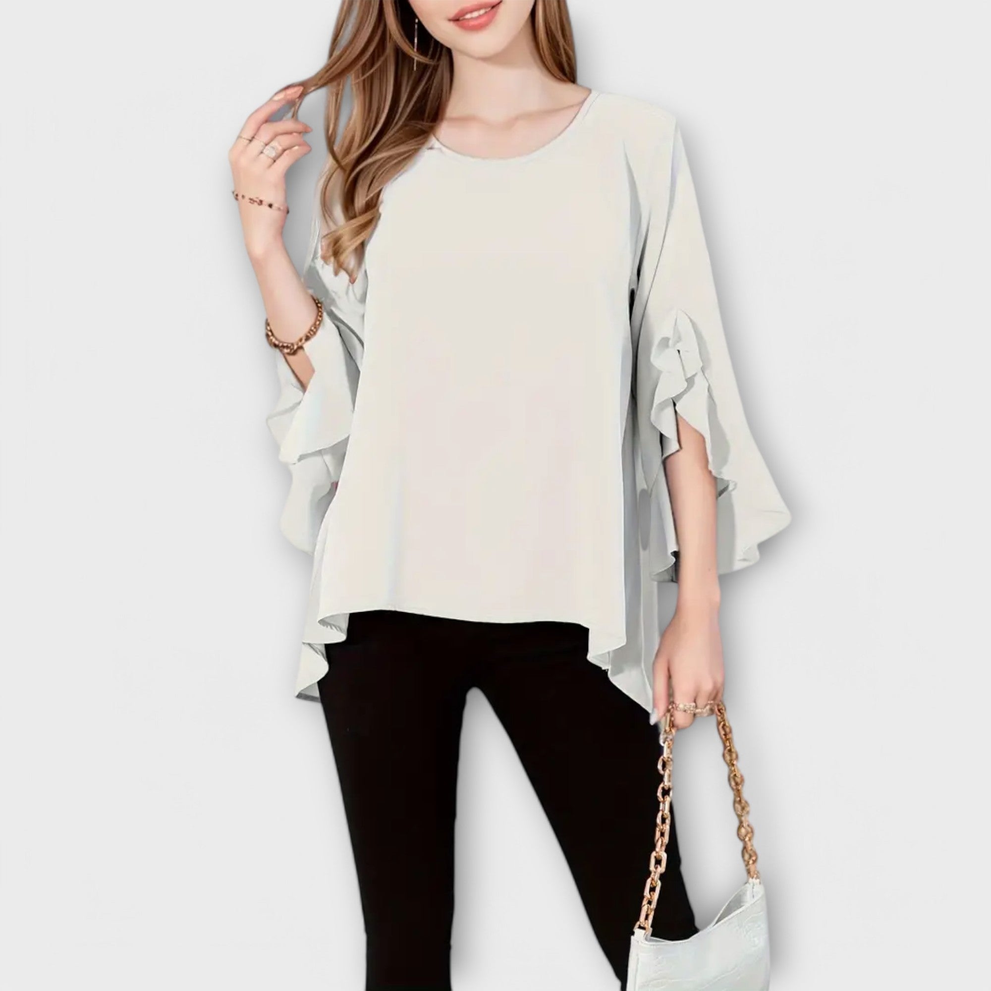 Aria - A blusa de primavera perfeita com decote redondo