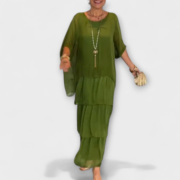 Evelyn - Elegante Vestido de Chiffon