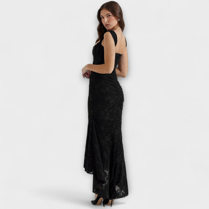 Renske - Vestido Longo com Corset Elegante e Refinado