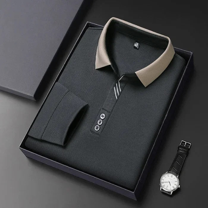 António – Camisa Casual de Manga Longa para o Trabalho