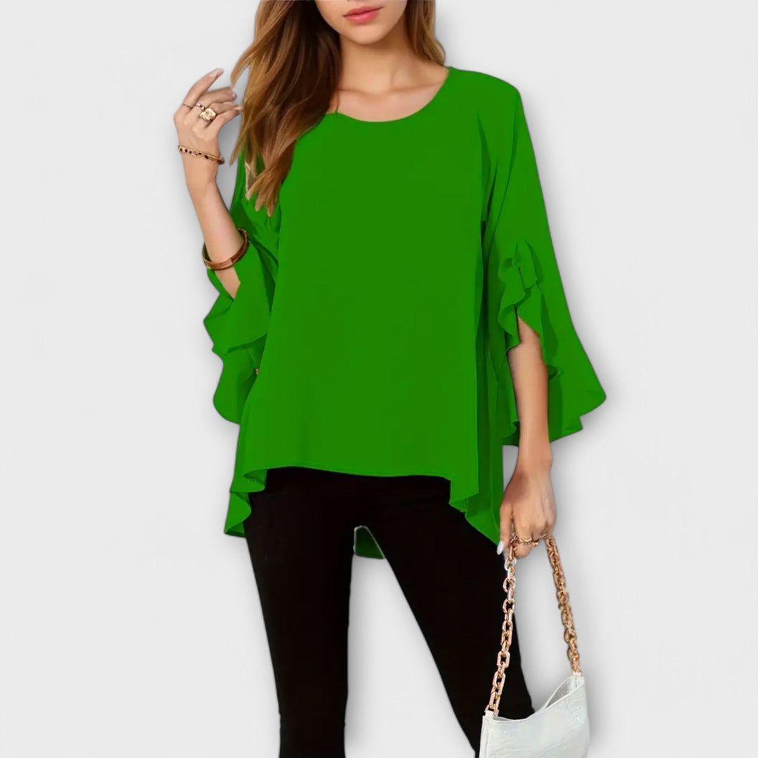 Aria - A blusa de primavera perfeita com decote redondo
