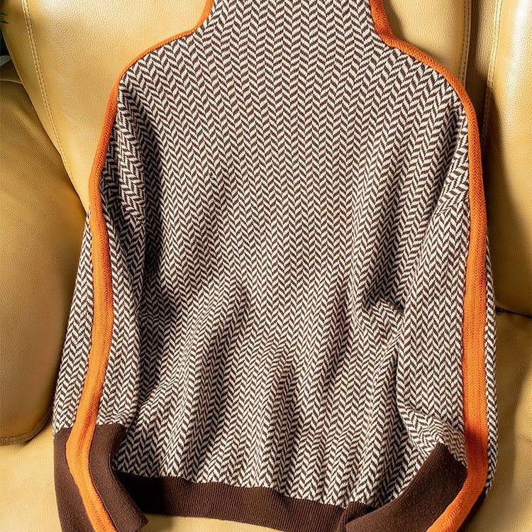 Lucia - Jersey de gola alta