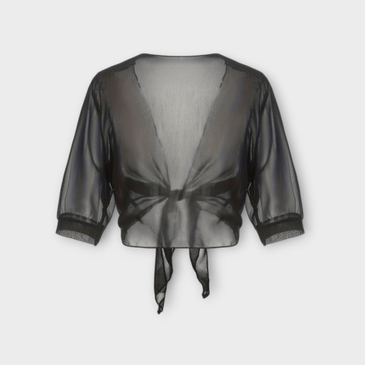 Olivia - Blusa com frente aberta
