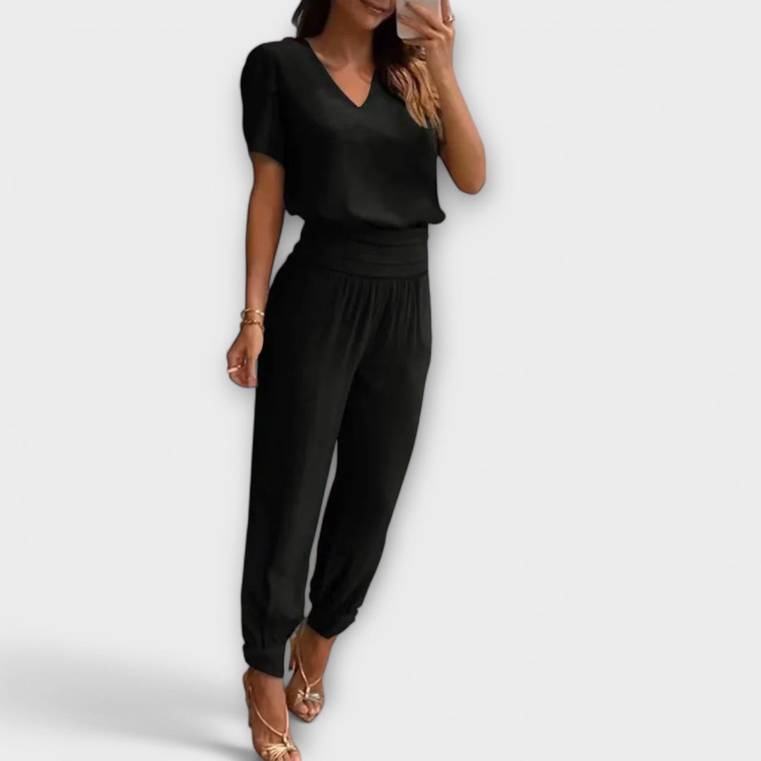 Irmelin – Conjunto Elegante com Top e Calças