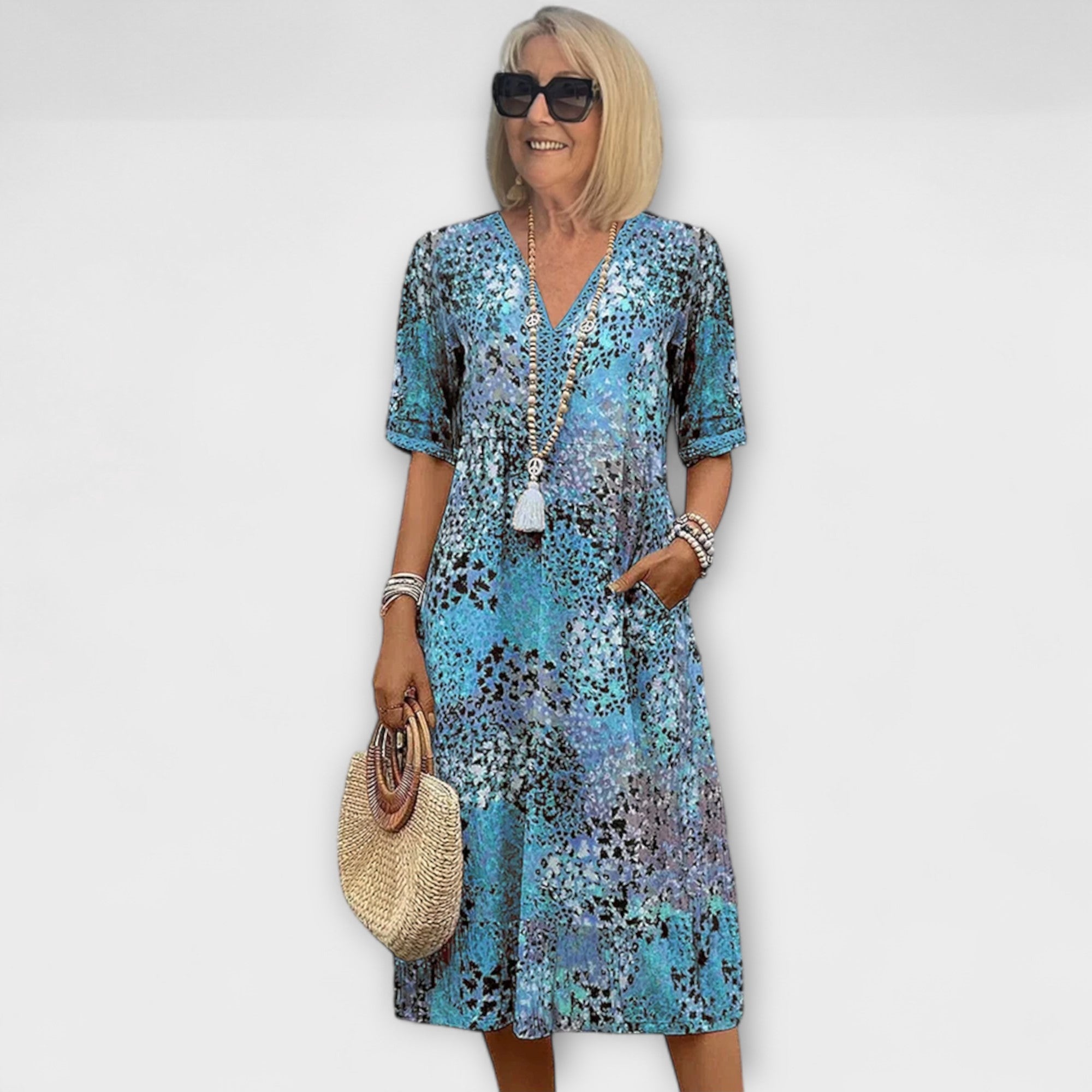 Jasmine - Vestido Floral Vibrante