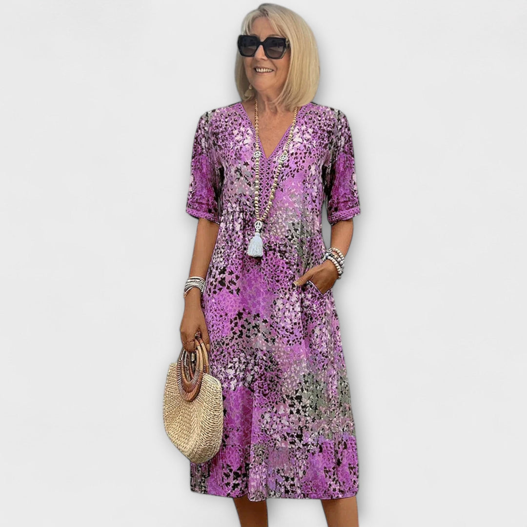 Jasmine - Vestido Floral Vibrante
