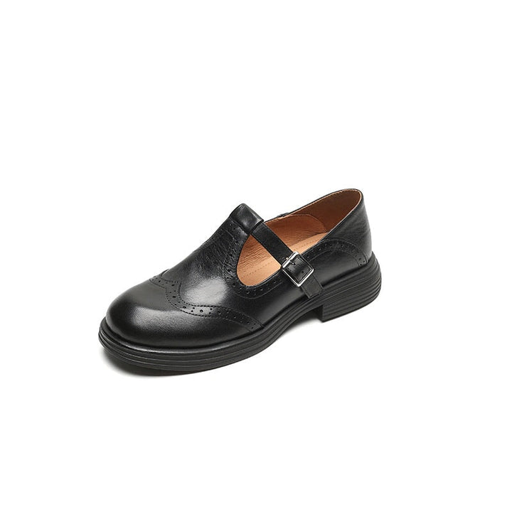VERDA – ELEGANTE MARY JANE EM COURO