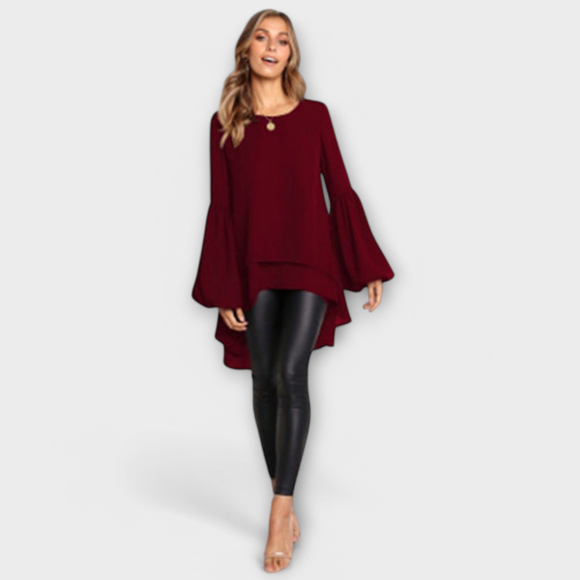 Aria - A blusa de primavera perfeita com decote redondo