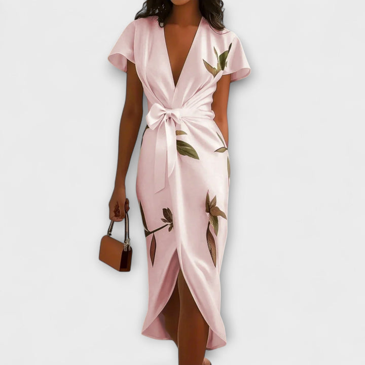 Vestido Midi Satinado