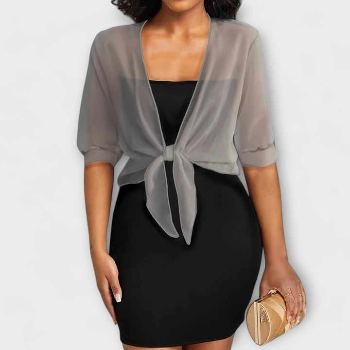 Olivia - Blusa com frente aberta