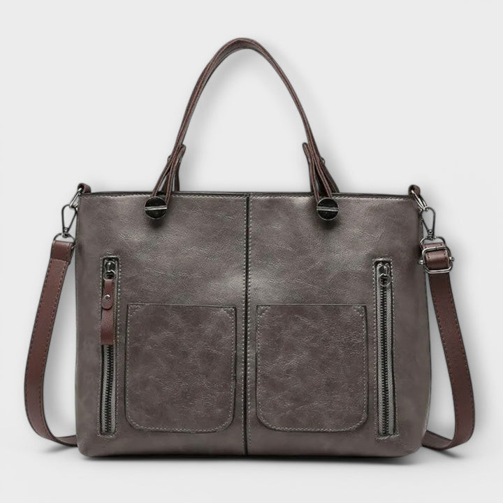 Cécile. - Elegante Bolsa de Couro