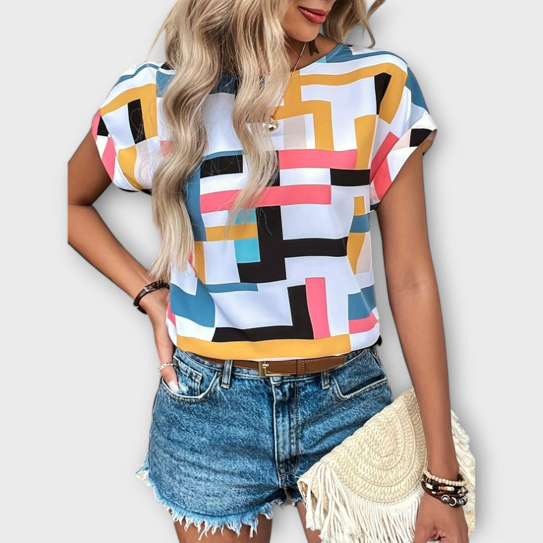Chloe - Blusa de Manga Curta