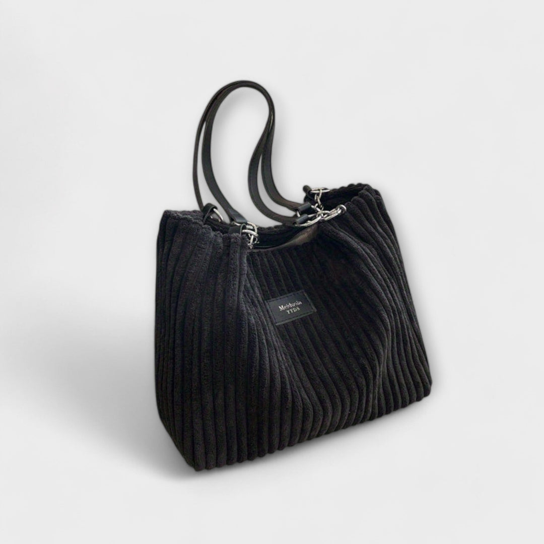 Cécile. - Bolsa de Ombro de Veludo Macio