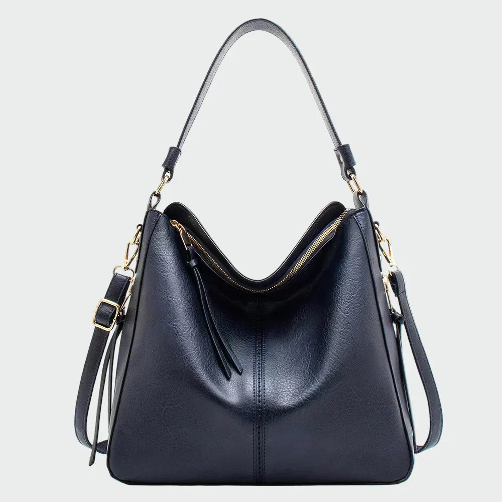 Bolsa hobo de couro clássica