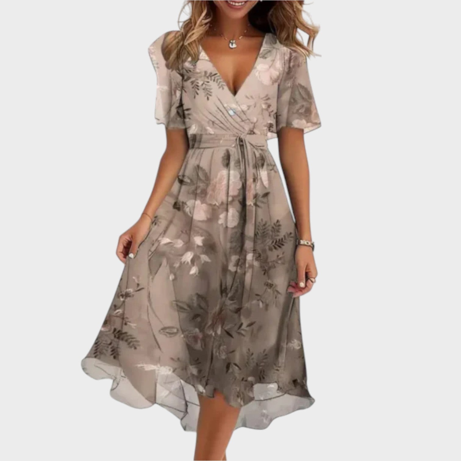 Alai - Vestido senhora com cote em V