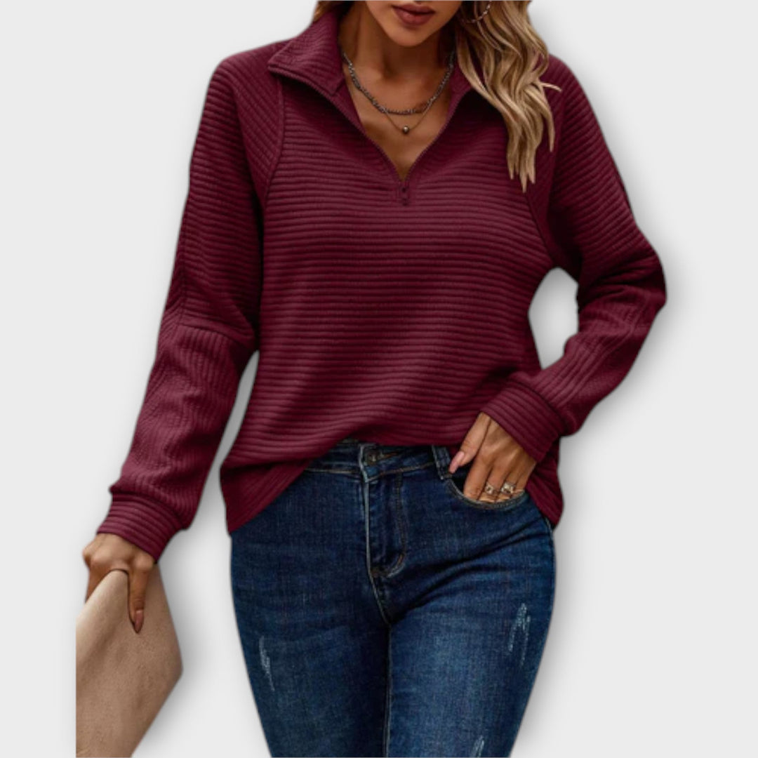 Vilja - Pullover com Zíper