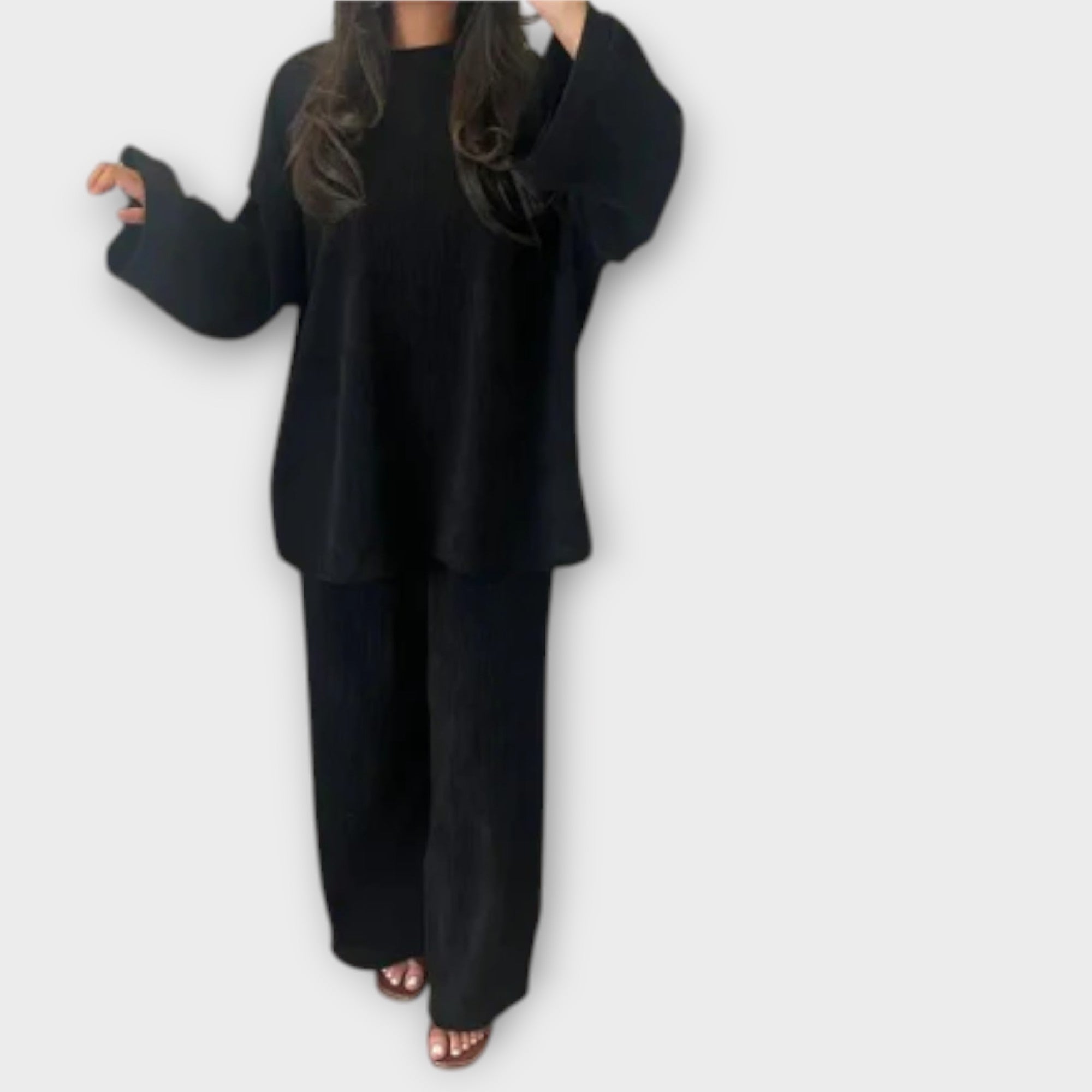 Ingrid - Conjunto em Tamanho Grande - Estilo Canelado