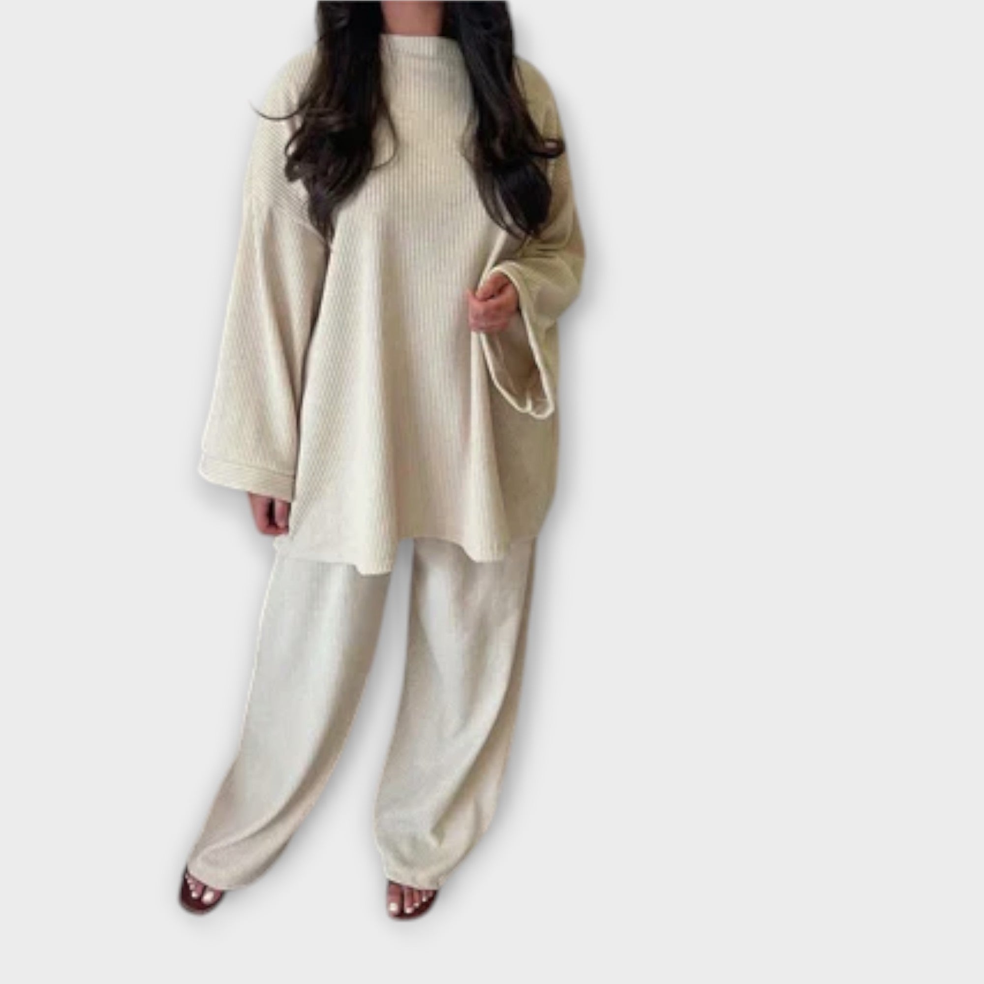 Ingrid - Conjunto em Tamanho Gran - Estilo Canelado