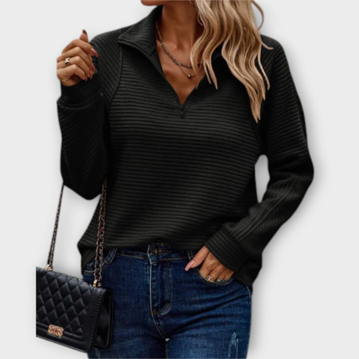 Vilja - Pullover com Zíper