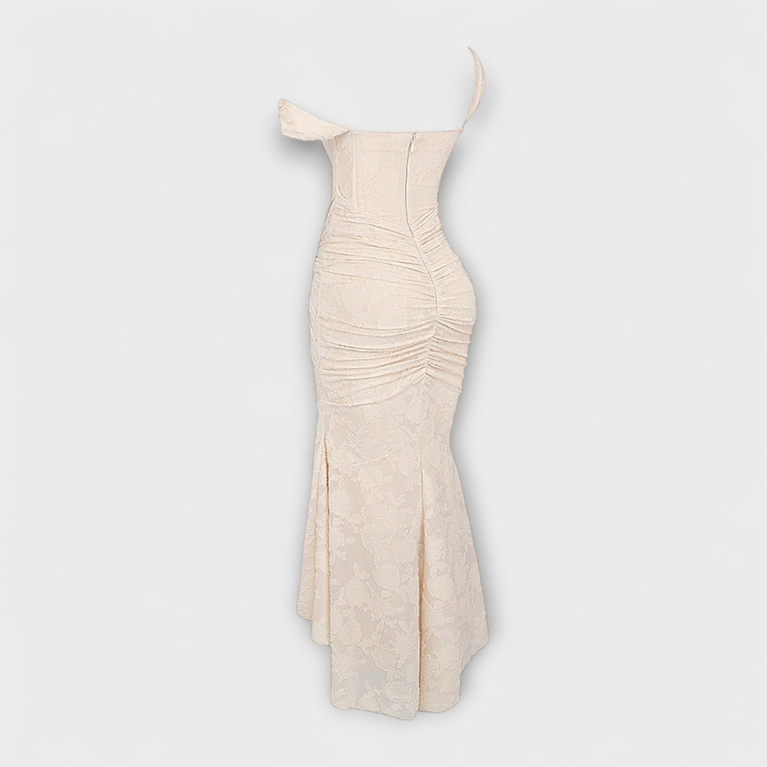 Renske - Vestido Longo com Corset Elegante e Refinado