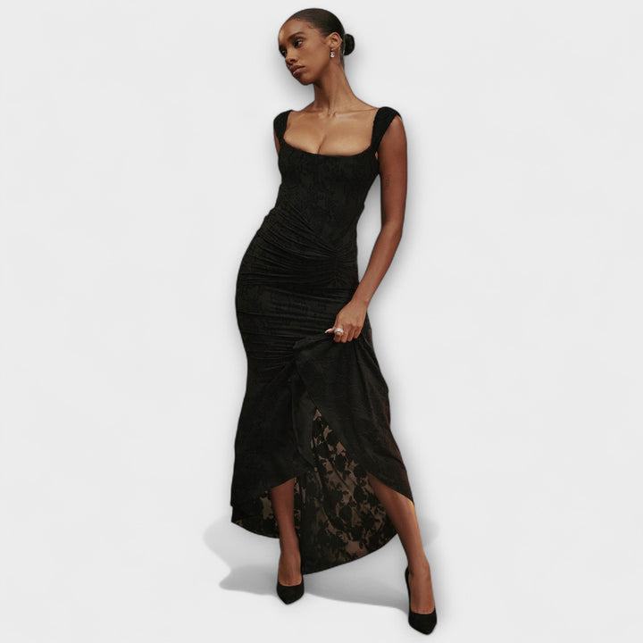 Renske - Vestido Longo com Corset Elegante e Refinado