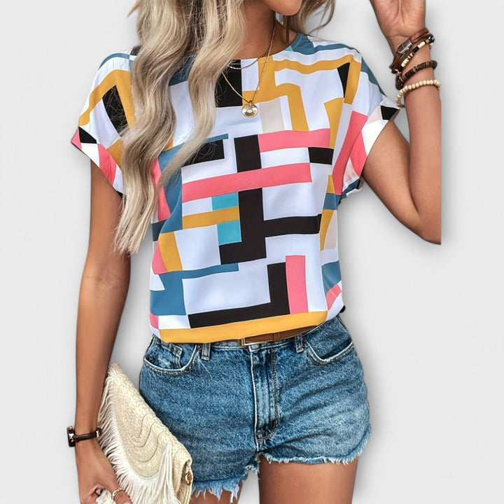 Chloe - Blusa de Manga Curta