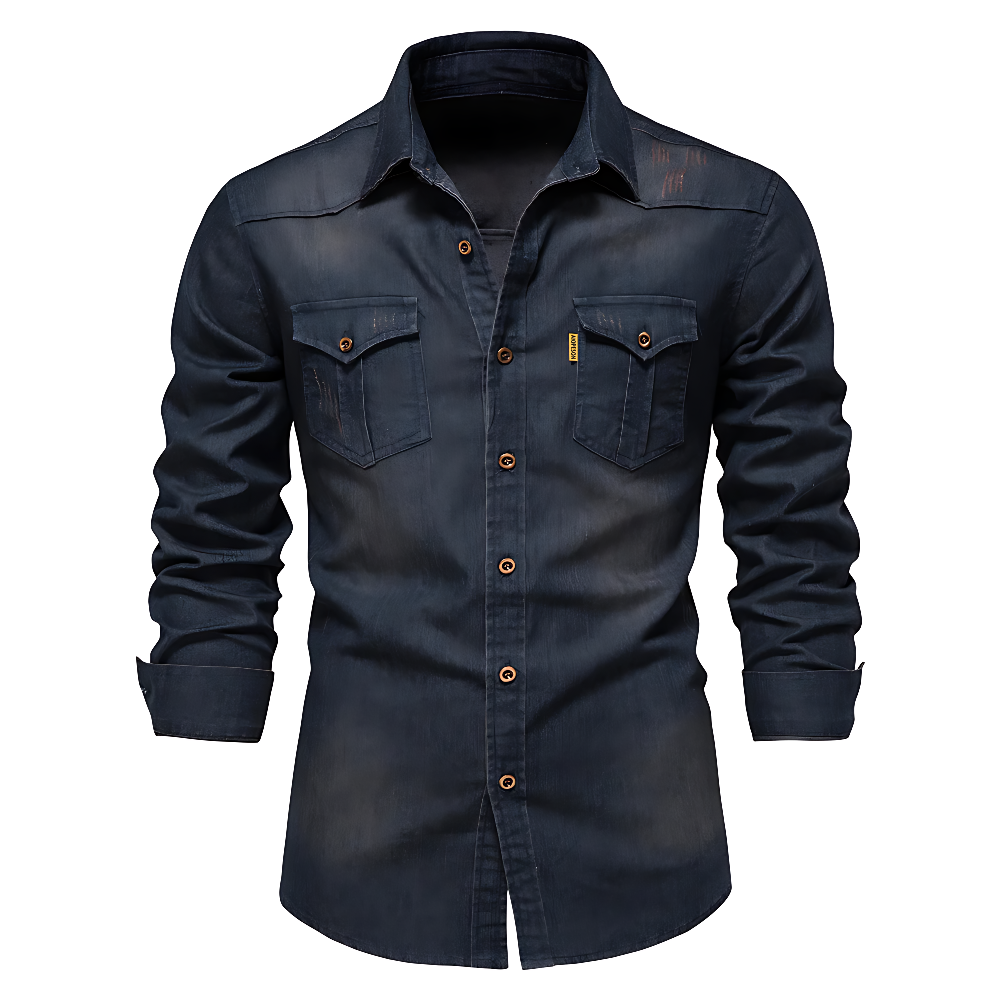 Roberto | Camisa Jeans Premium em